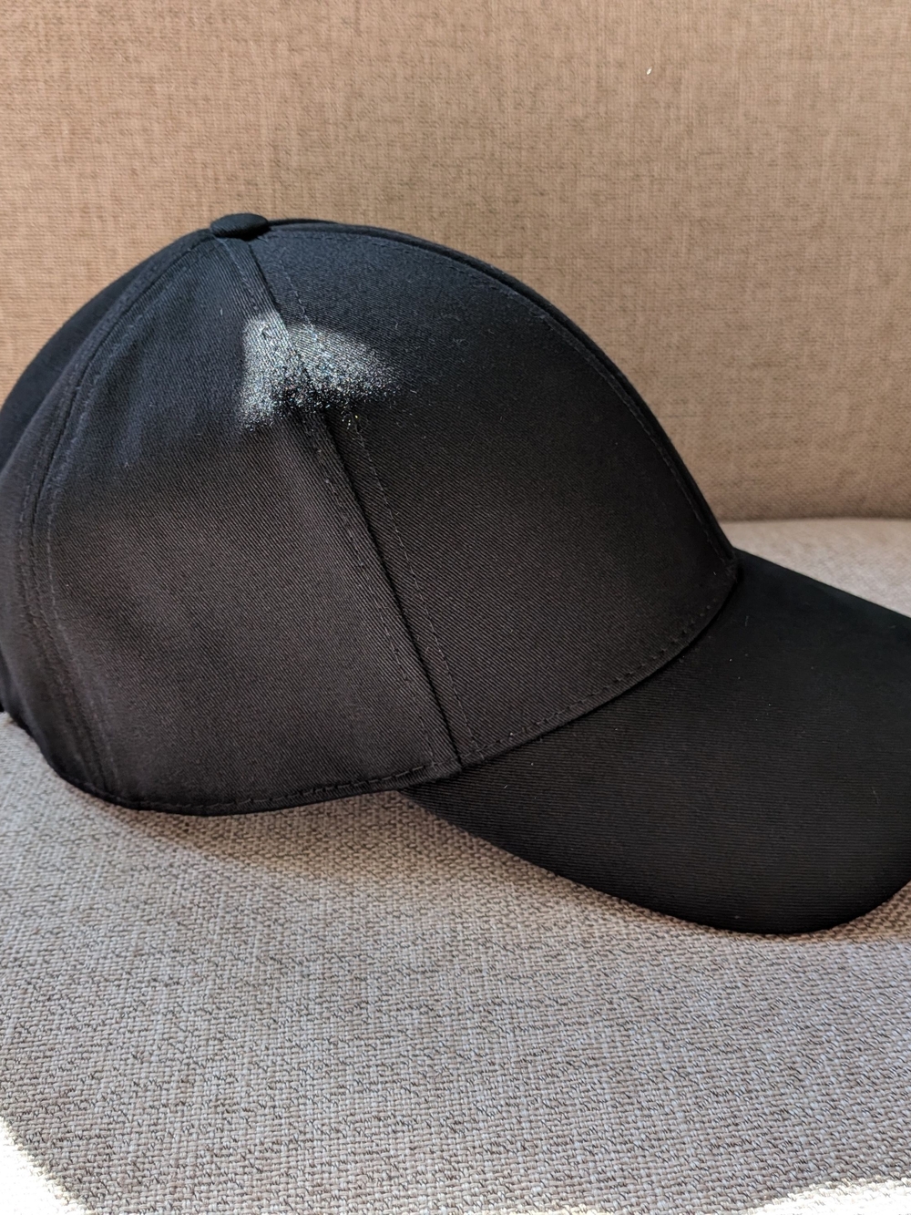 Auxiliary Aritzia Black Cotton Baseball Cap